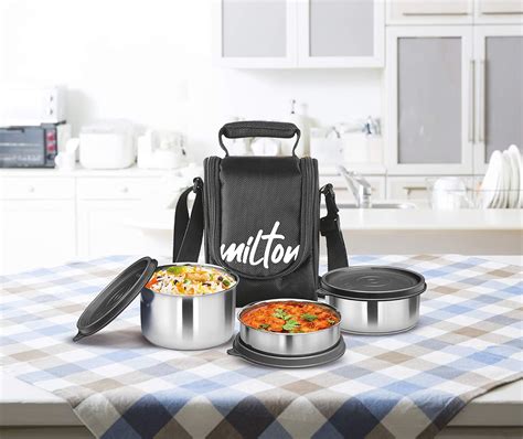 milton steel lunch box amazon|milton lunch box price.